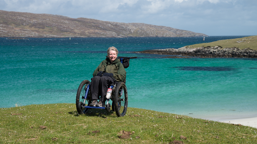 Angela Barber, Northumberland, UK, Mountain Trike