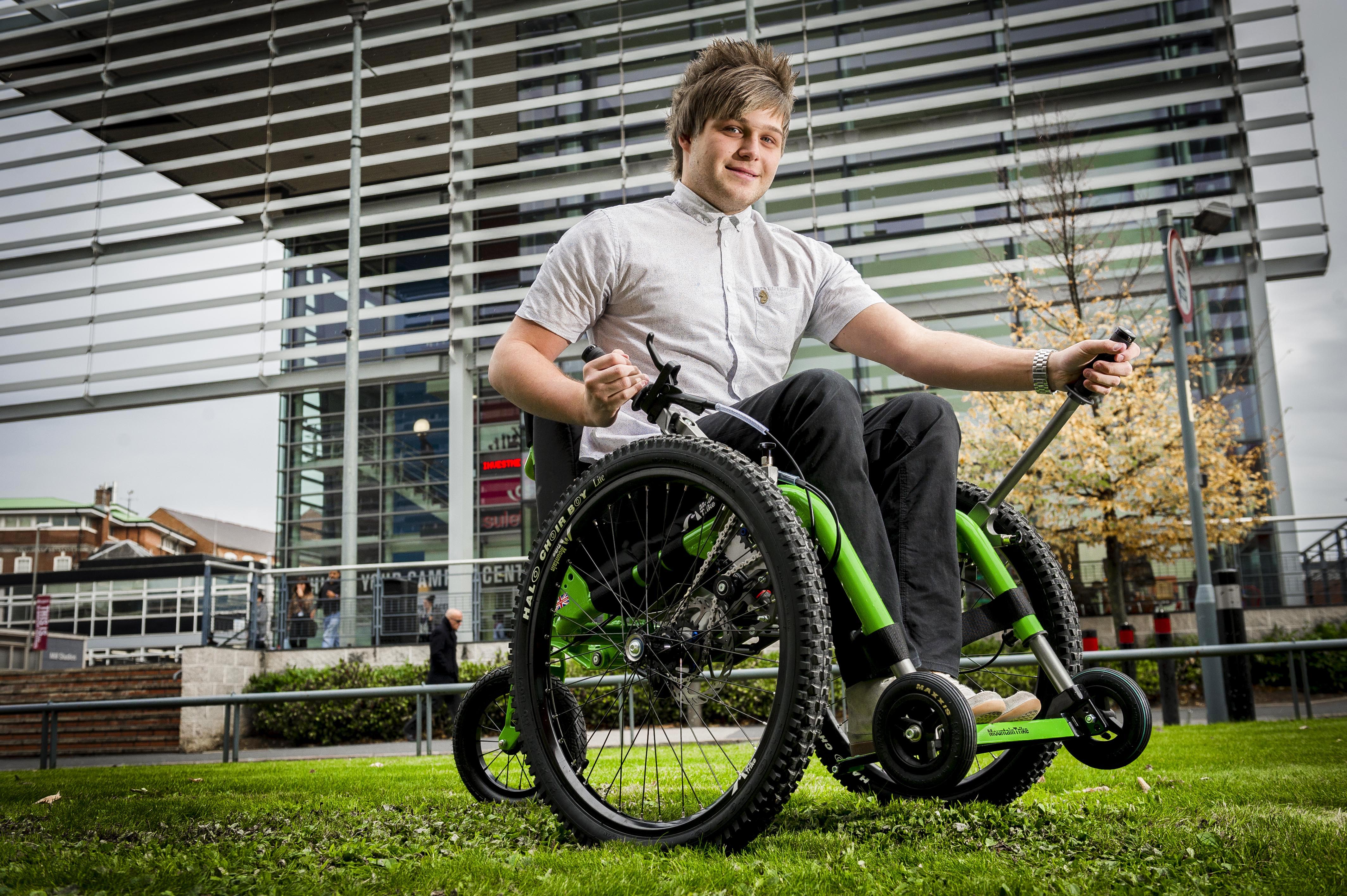 University offers off-road wheelchair for students
