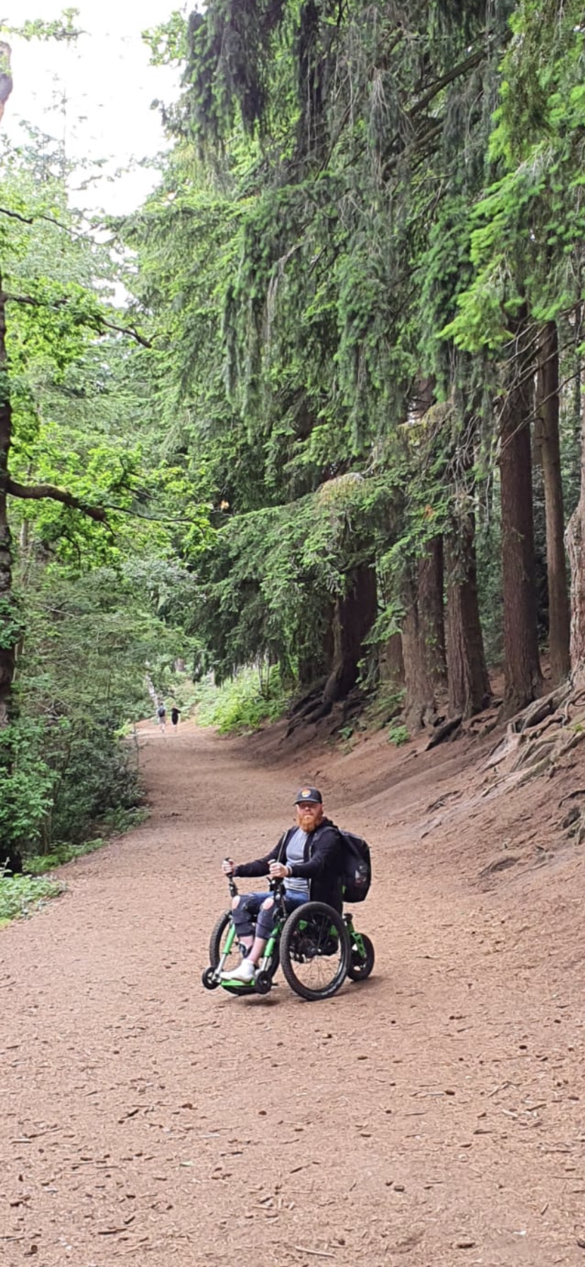 Mountain Trike eKit power assist all terrain wheelchair