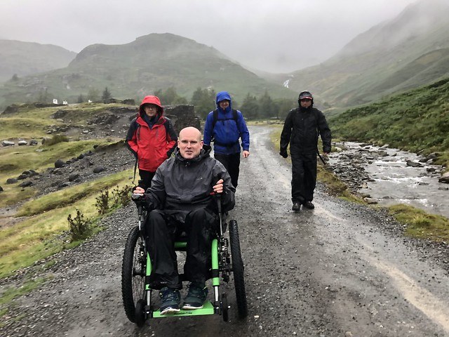 Mountain Trike extreme wheelchair challenge