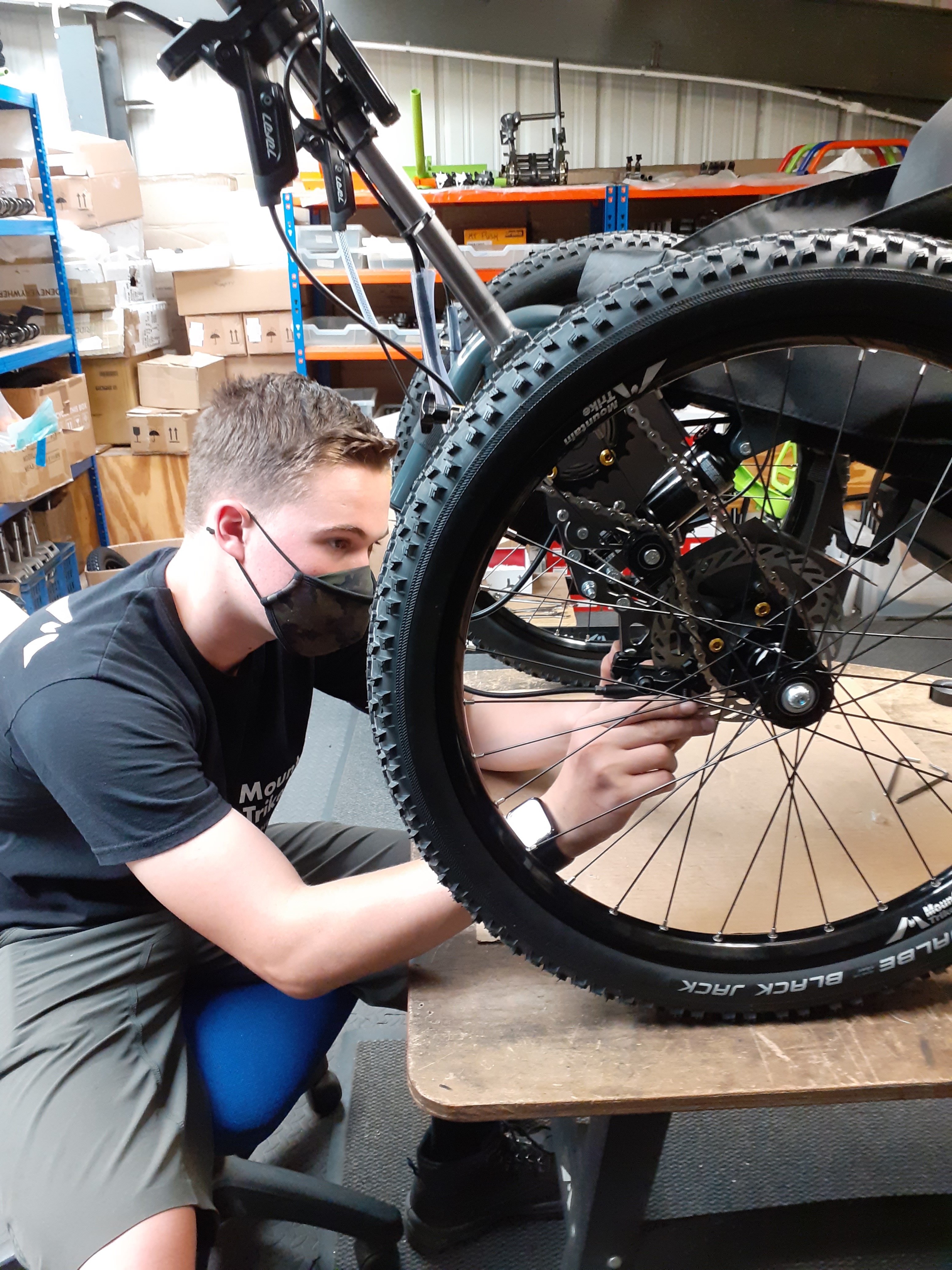 Mountain Trike all terrain wheelchair build
