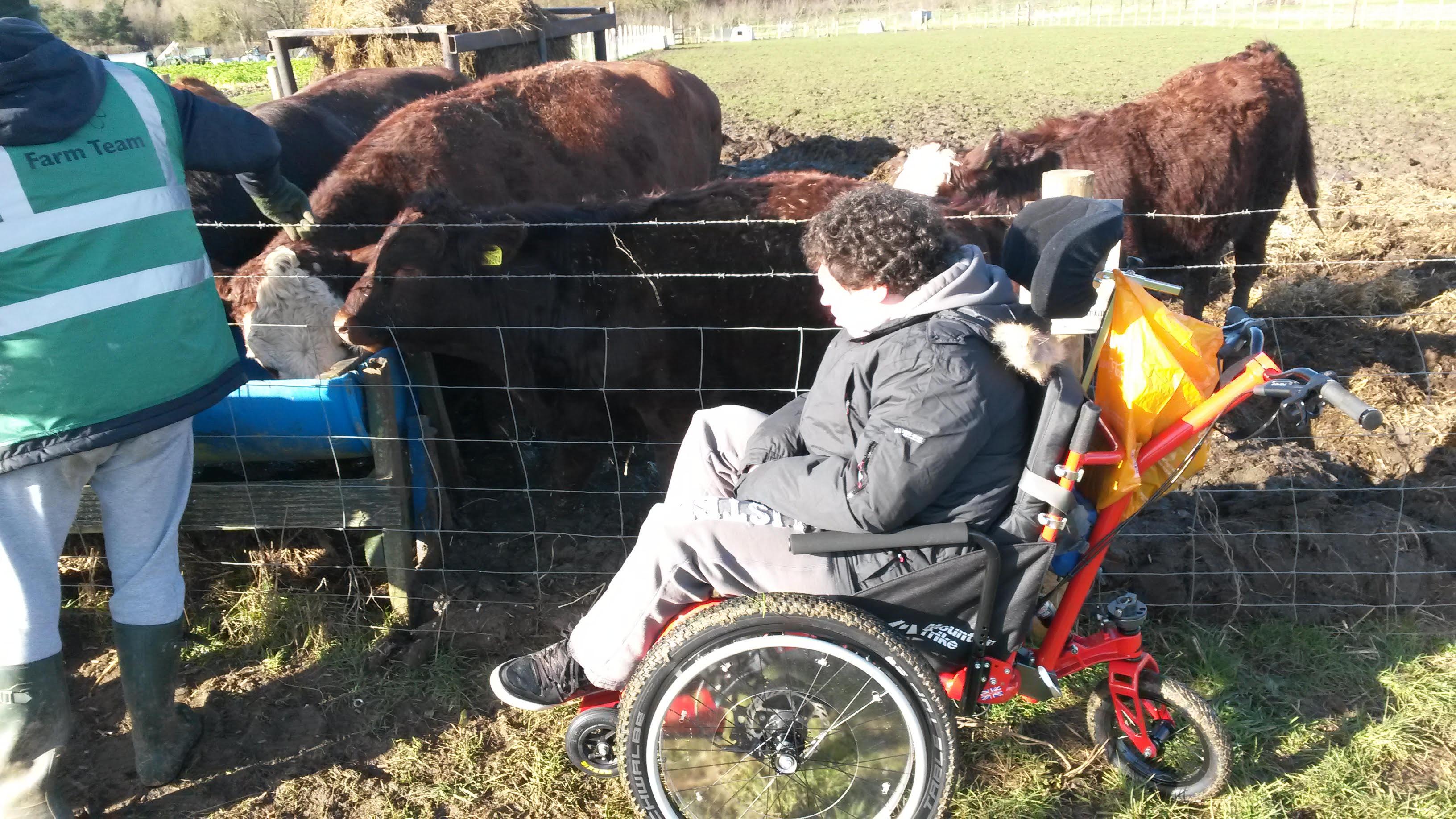 The MT Push is perfect for accessing Church Farm