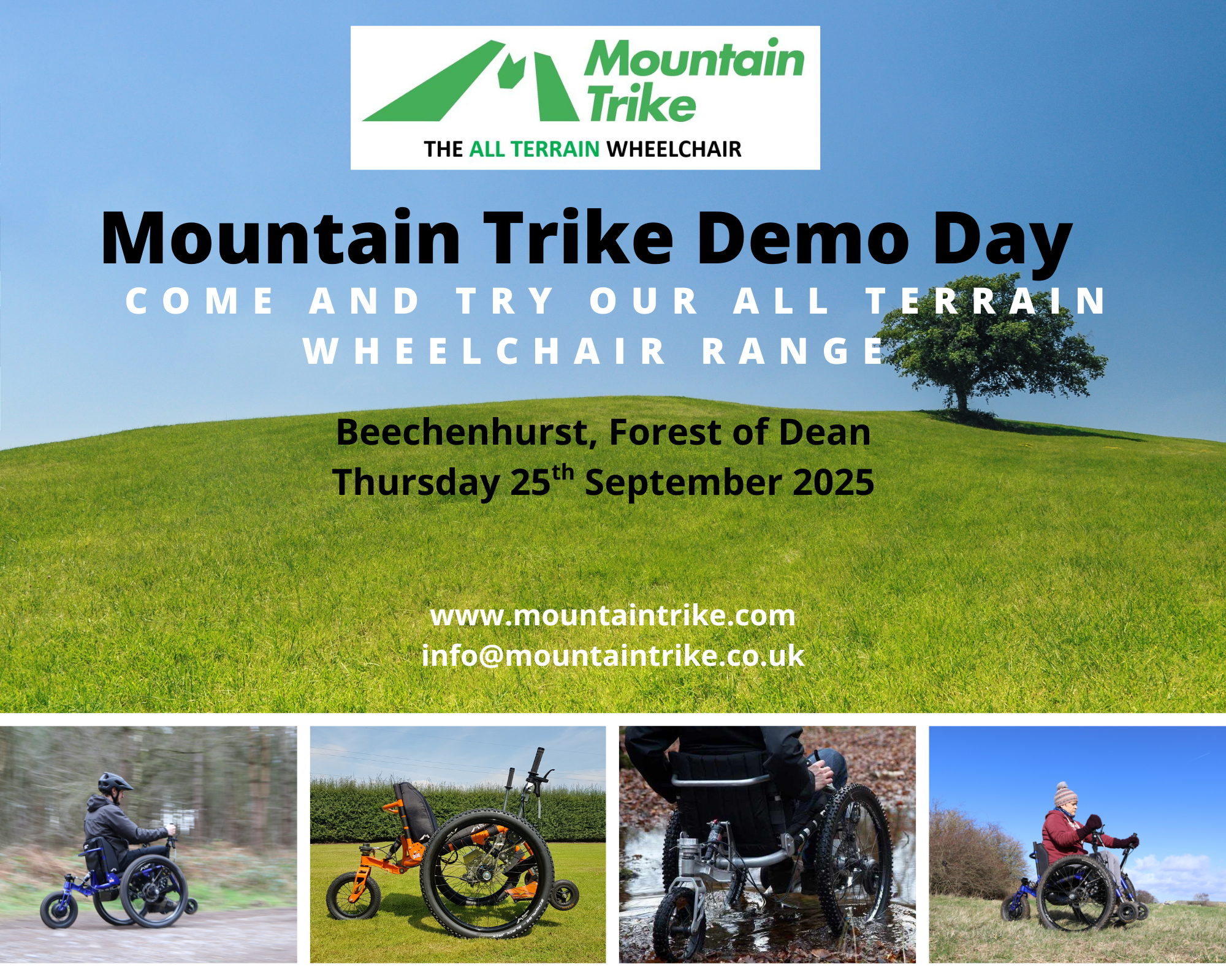 Mountain Trike Autumn Demo Day, Beechenhurst, September 25th 2025