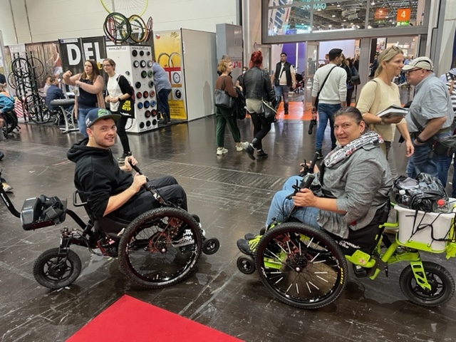 Mountain Trike customers at Rehacare