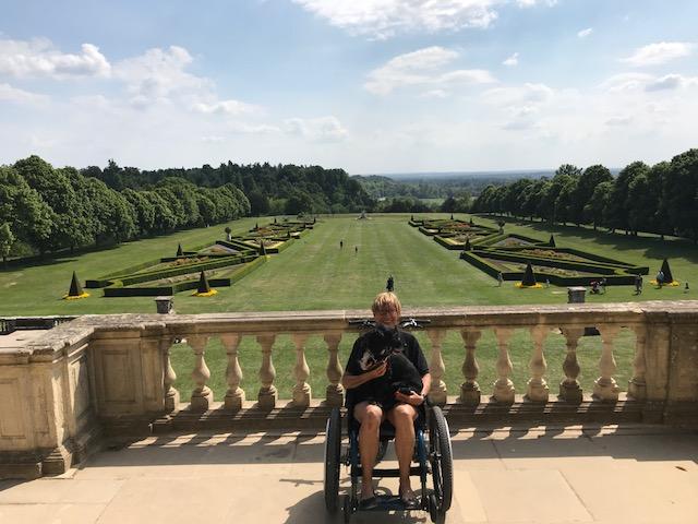 MT Push, all terrain attendant wheelchair demo at National Park Cliveden