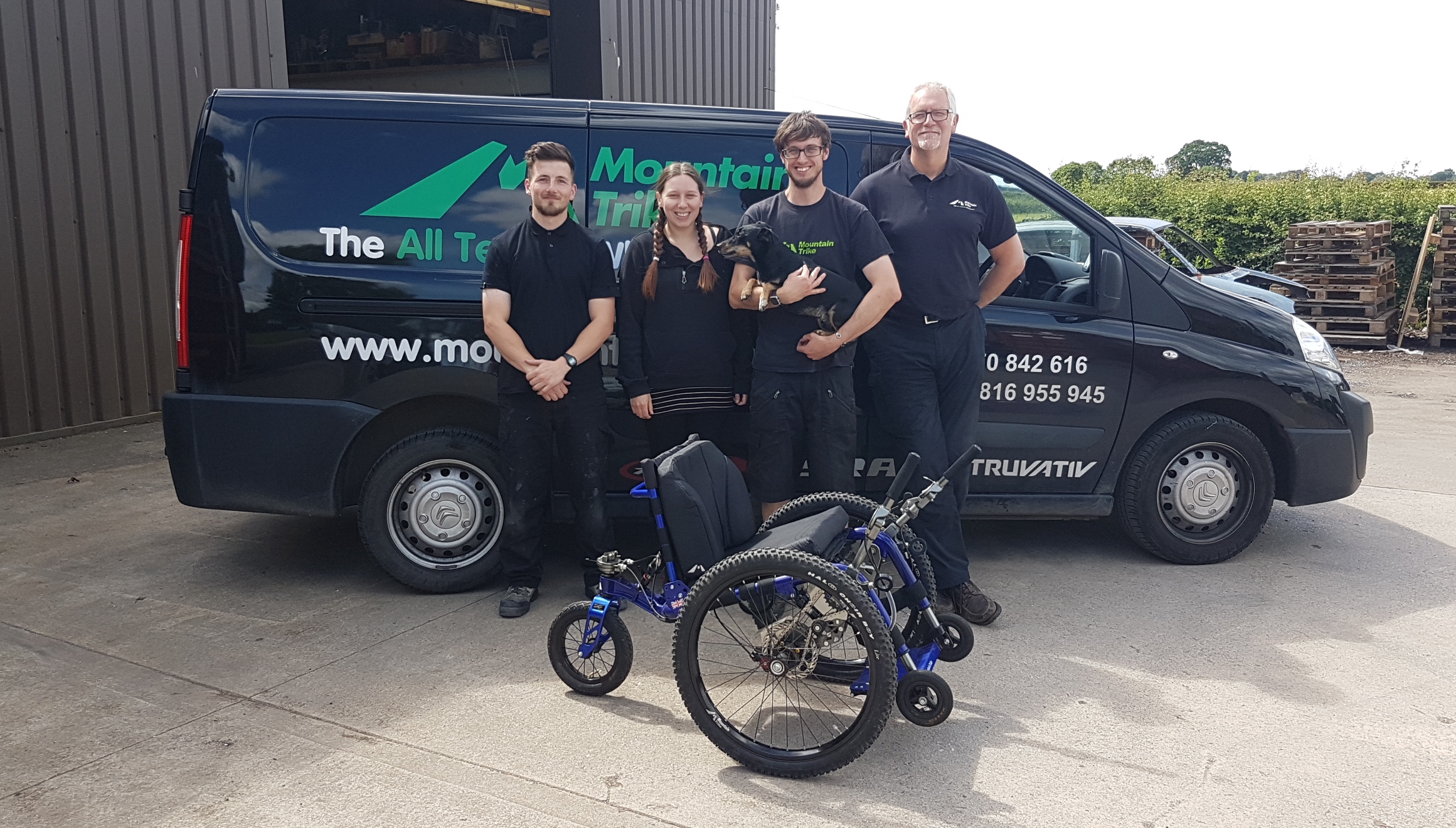 Mountain Trike all terrain wheelchair company expand manufacturing team