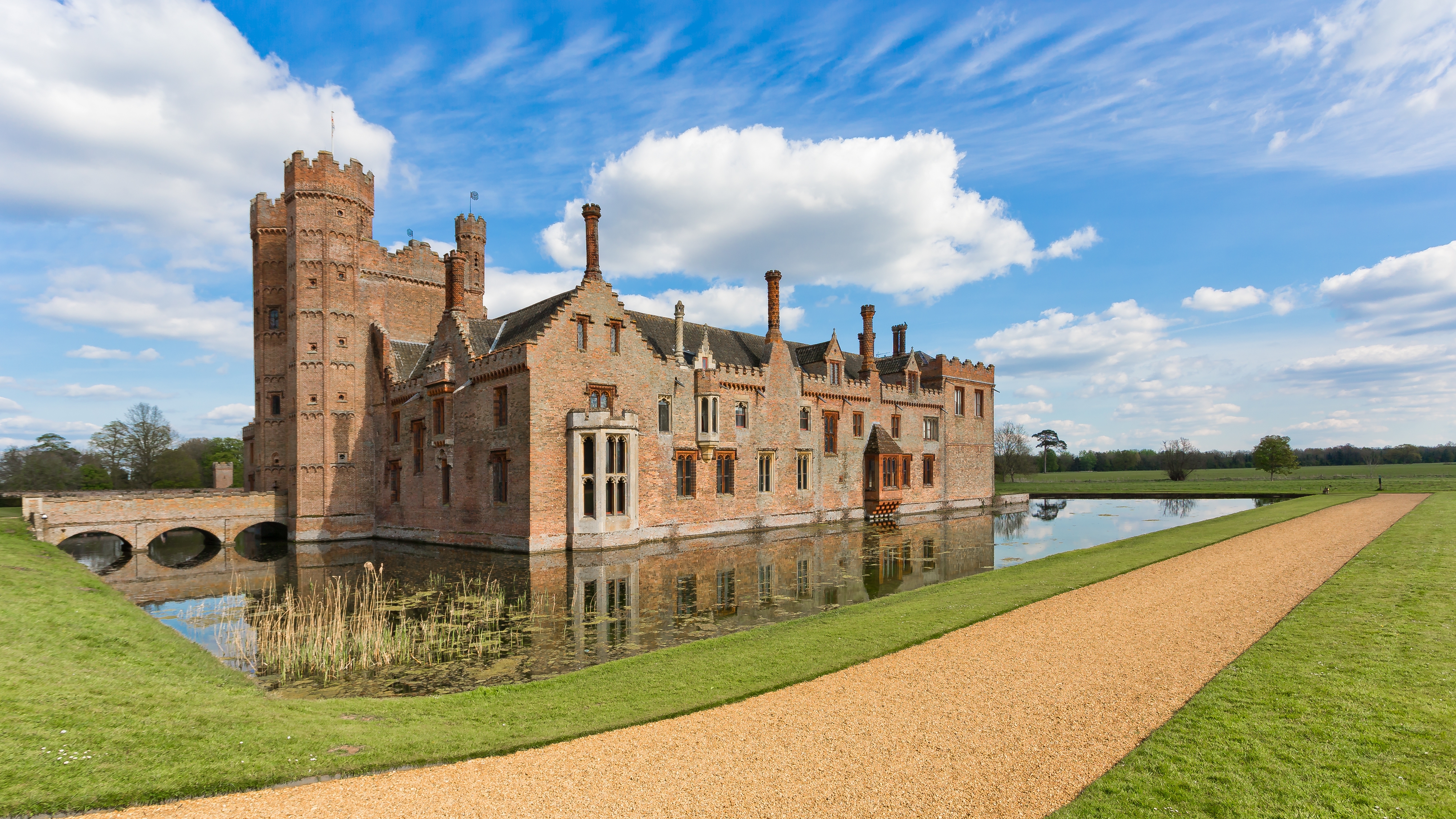 Explore Oxburgh Hall, National Trust in Norfolk with their all terrain wheelchair