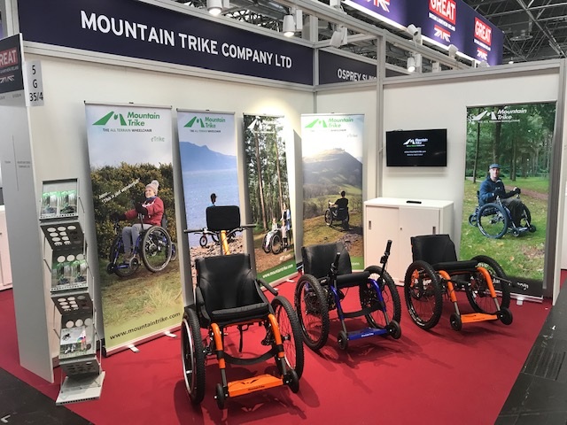 Mountain Trike distributors exhibiting at Rehacare 2023