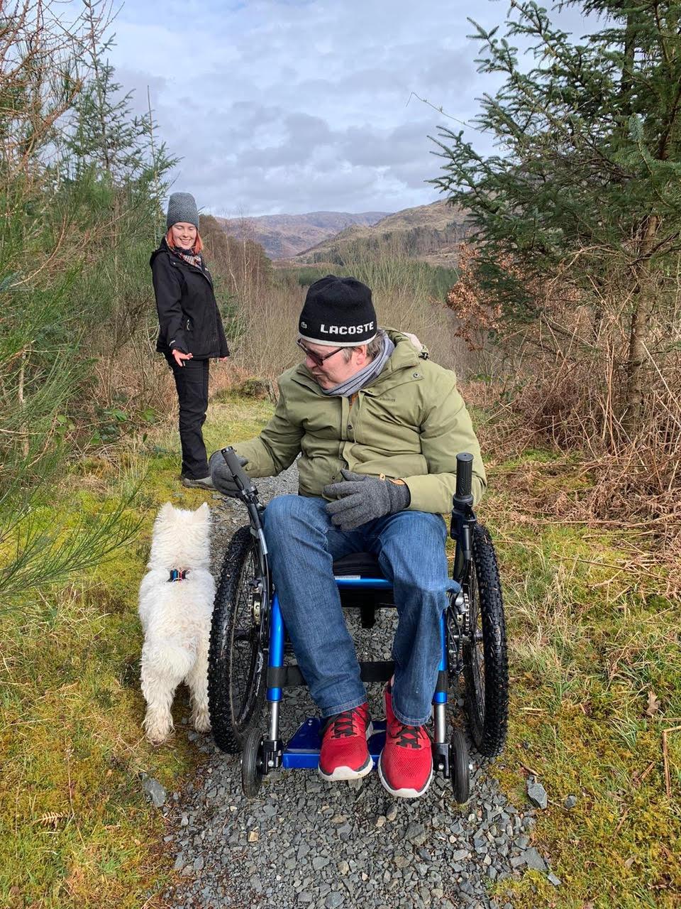 Mountain Trike eKit all terrain wheelchair