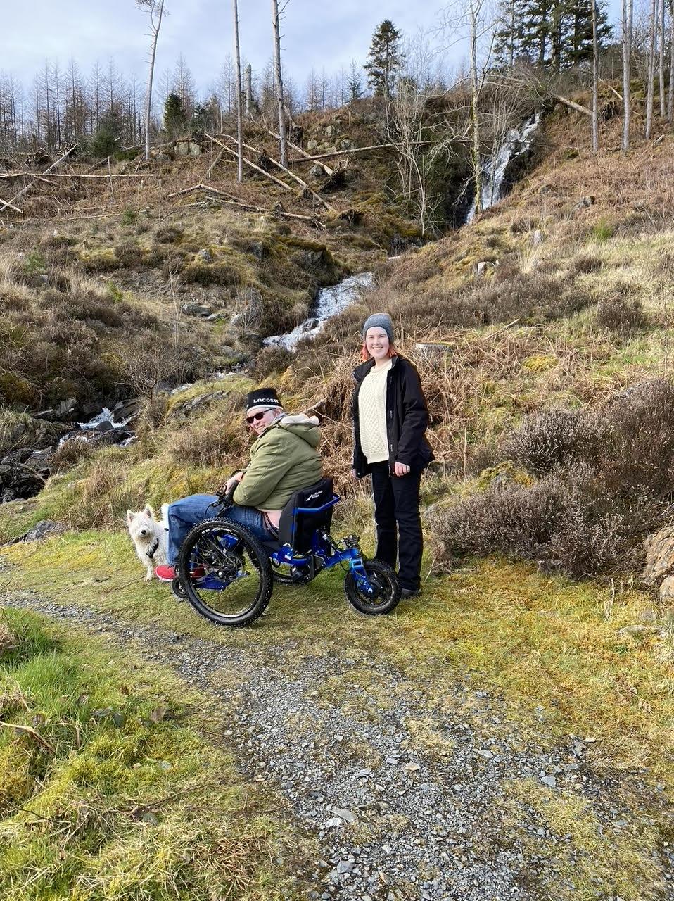 Ricky Tuke, UK, Mountain Trike fitted with eKit
