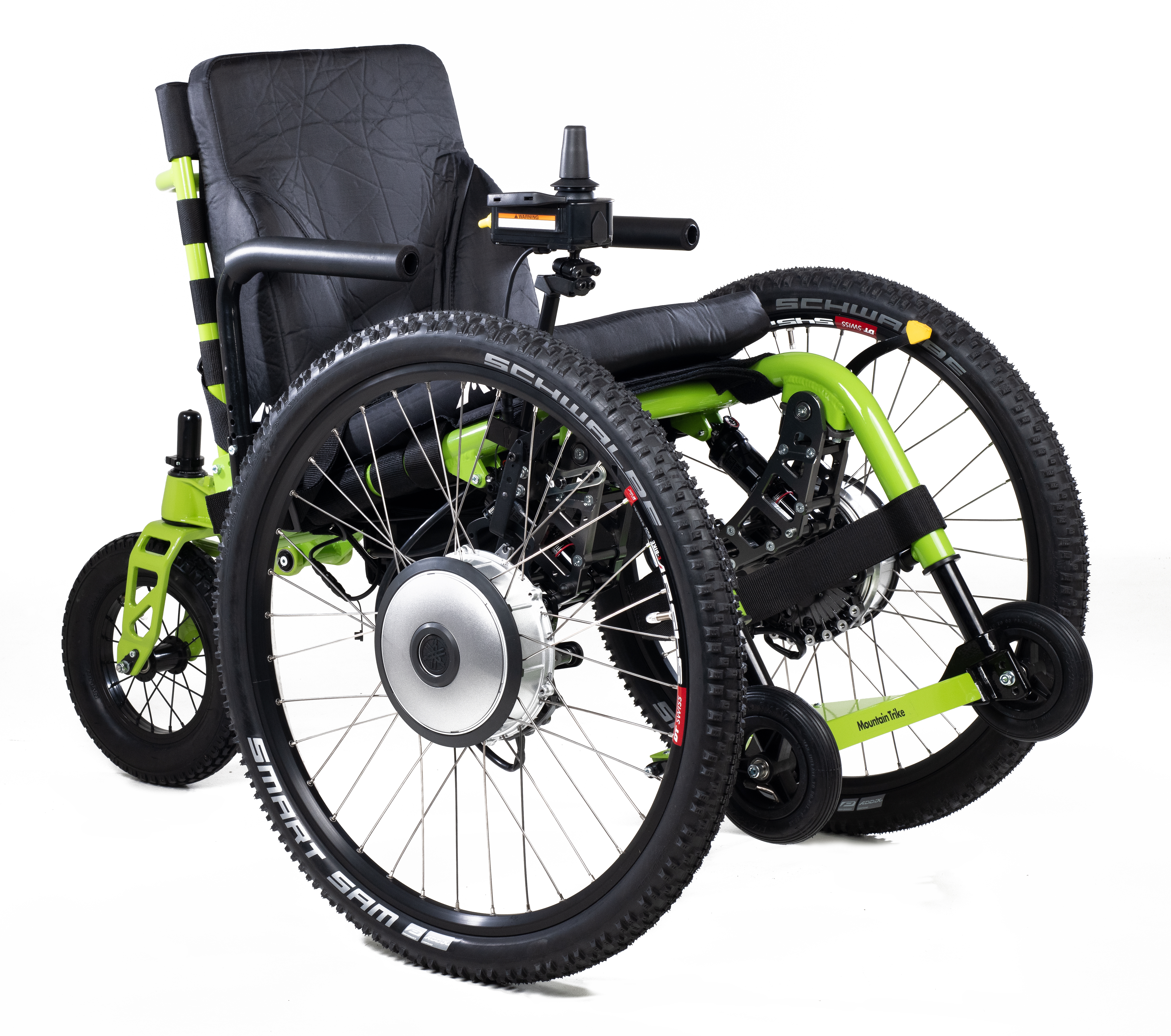 Full power for Mountain Trike all terrain wheelchair