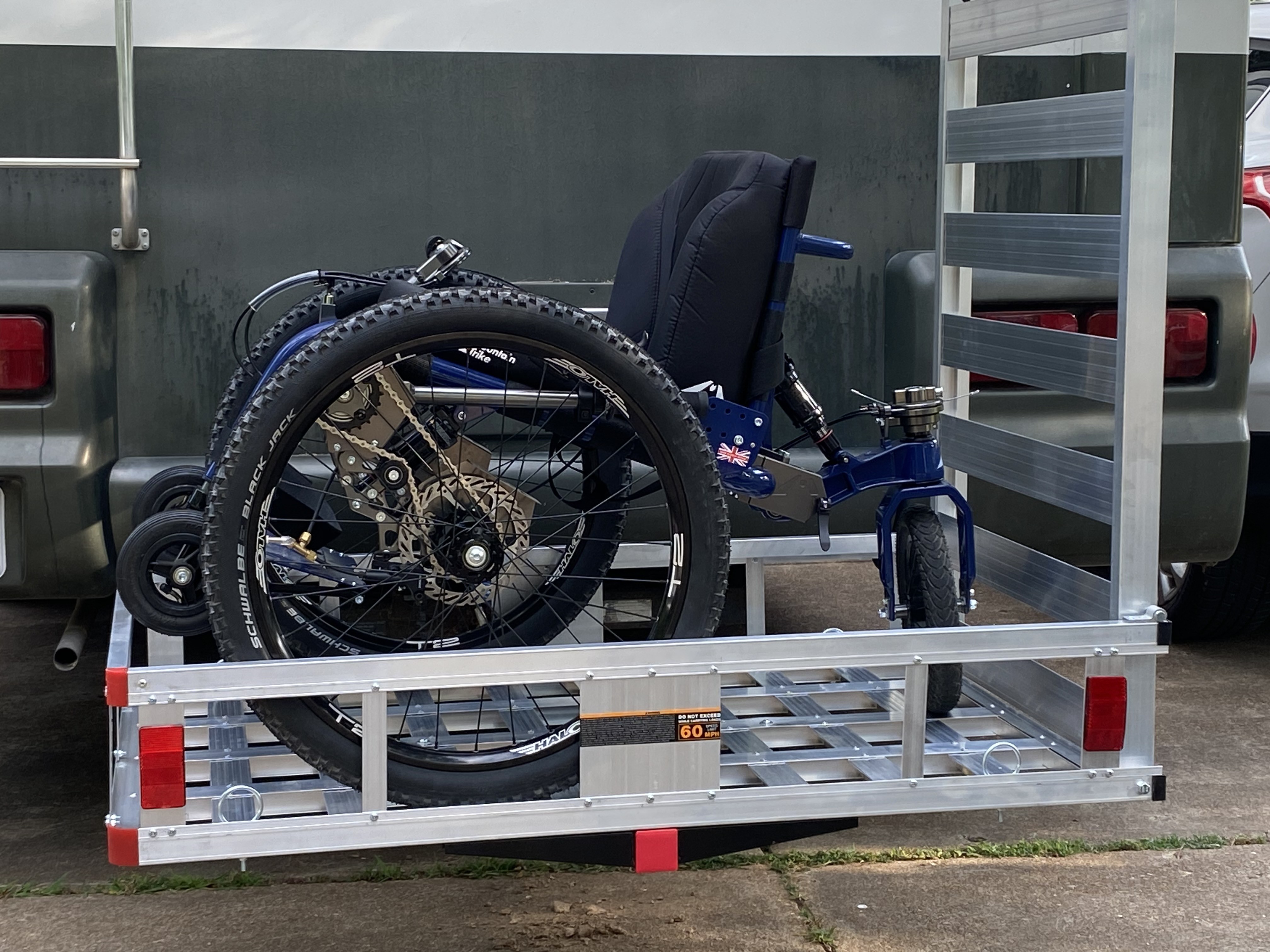 Mountain Trike wheelchair transport