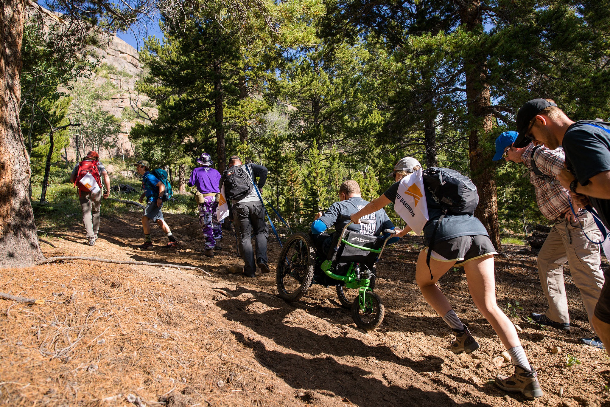 Mountain Trike all terrain wheelchair hiking