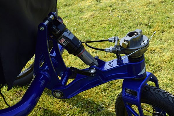 How to adjust the steering on the Mountain Trike wheelchair - video