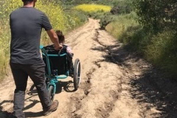MT Push all terrain wheelchair trail riding 