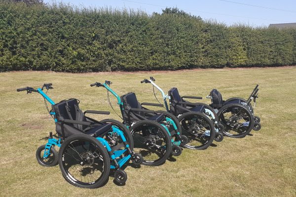 All terrain wheelchairs supporting access for all at Giant's Causeway National Trust in Northern Ireland