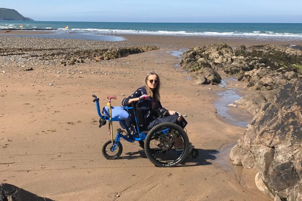 Mountain Trike customer Helen, explains to MS Matters magazine how her all terrain wheelchair helps her enjoy the outdoors