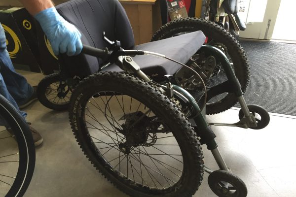 Servicing your Mountain Trike wheelchair - head to your local Bike Shop