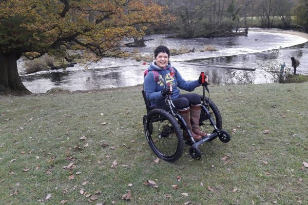 Mountain Trike all terrain wheelchair 'Max' opens up Jane's world 