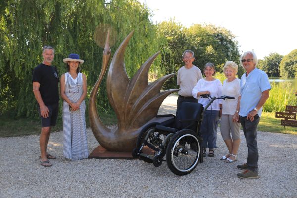 Family donates Mountain Trike wheelchair to sculpture park in memory of relative who loved to visit