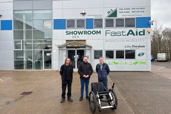 Fast Aid, part of John Preston Healthcare new distributor in Scotland for Mountain Trike