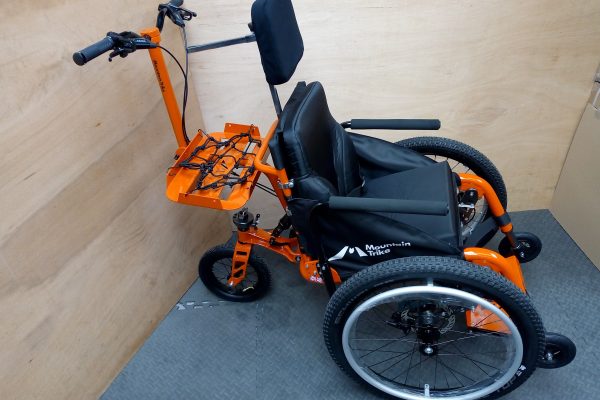 All terrain wheelchair access at National Trust Bodnant Garden, Conway in Wales