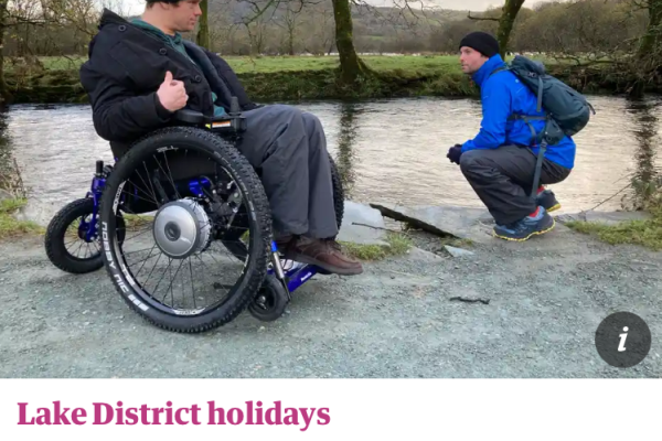 Accessible trails in the Lake District with the SDMotion Trike
