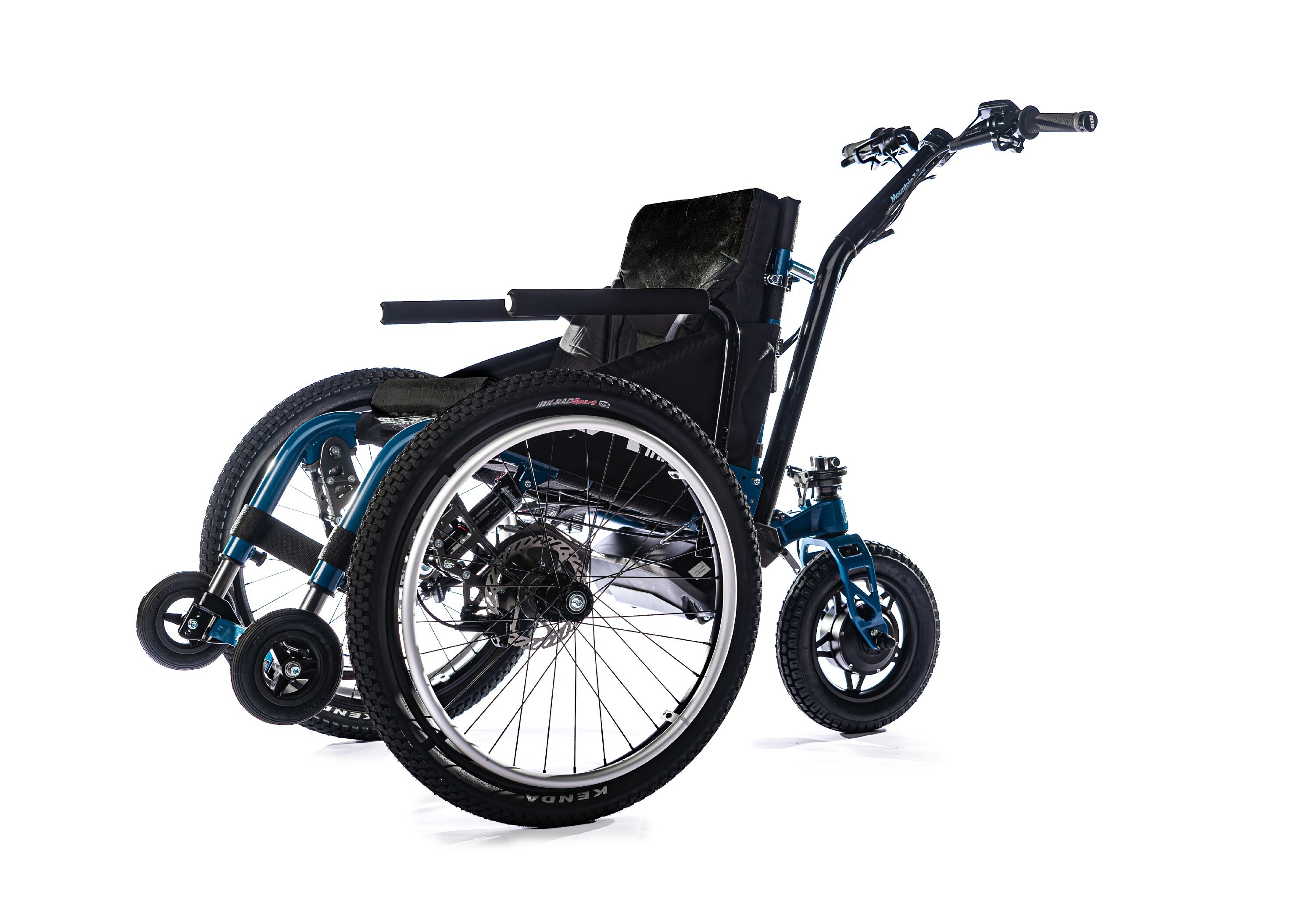Going Electric - new powered attendant all terrain wheelchair