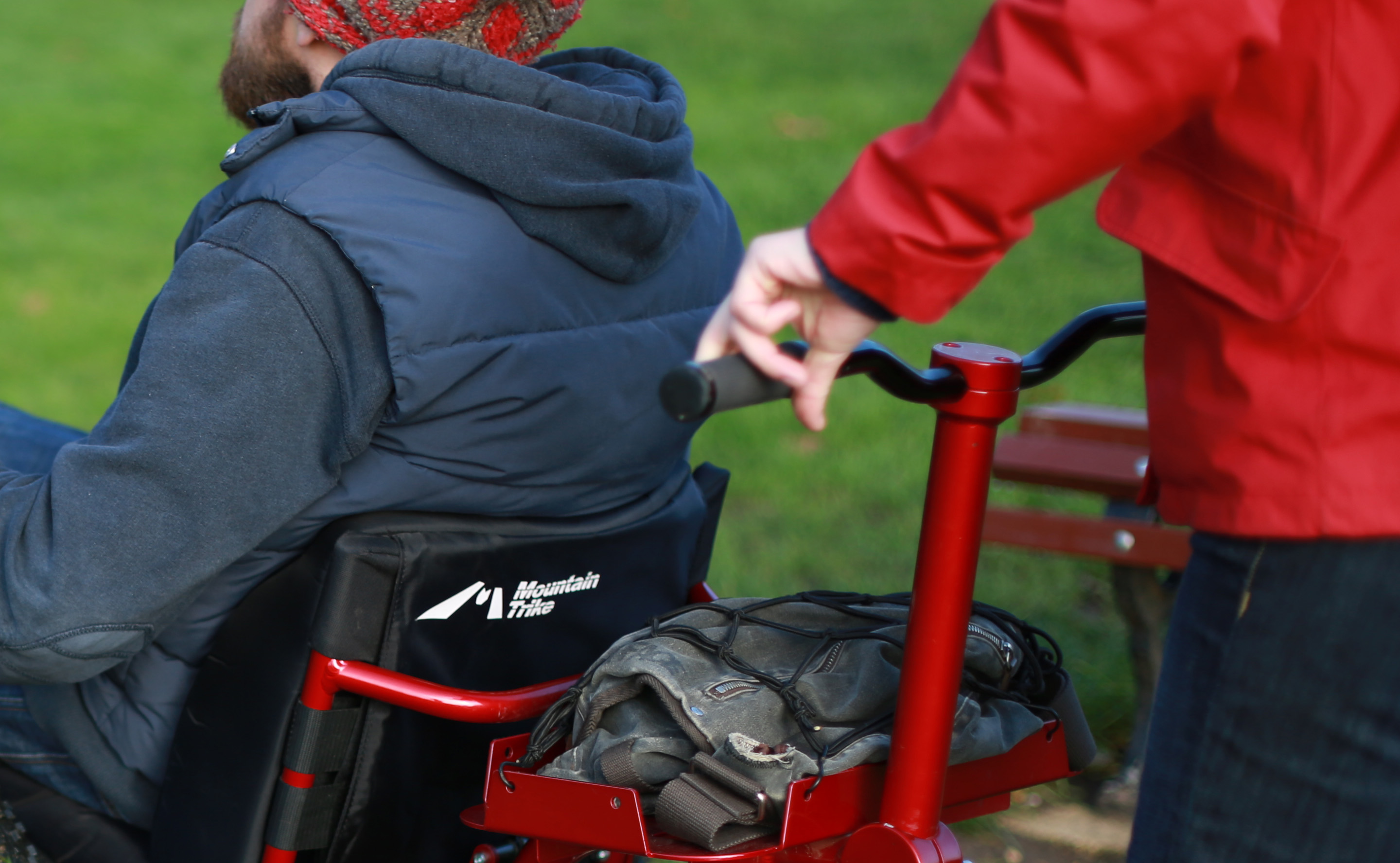 MT Push - the perfect off road buddy / attendant wheelchair from Mountain Trike