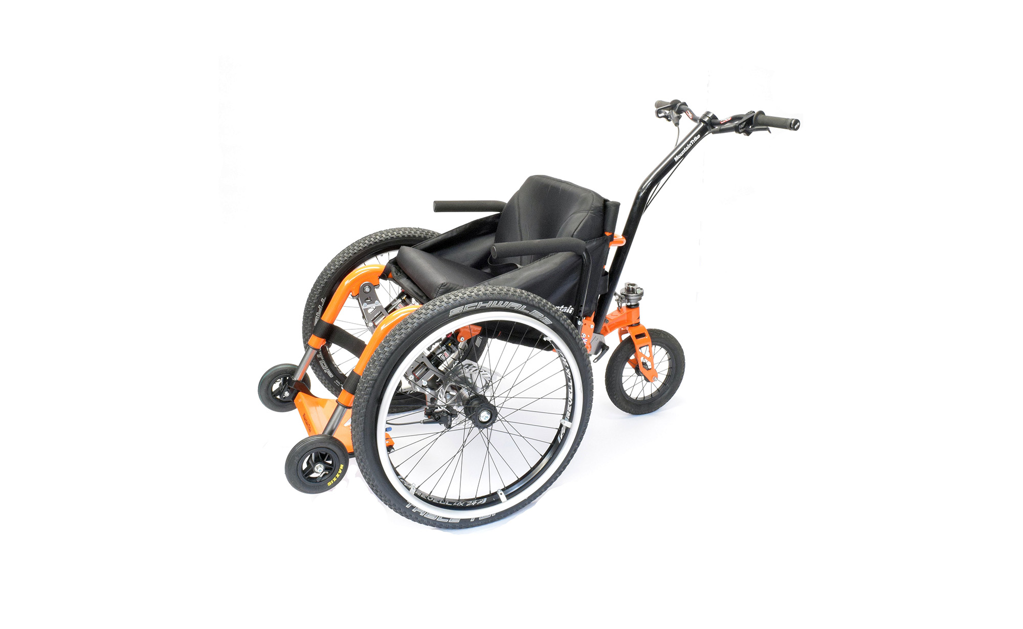 MT Push all terrain wheelchair from the Mountain Trike Company