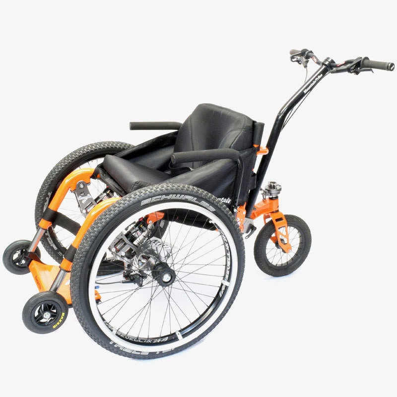 MT Push all terrain attendant wheelchair, Wakehurst Gardens